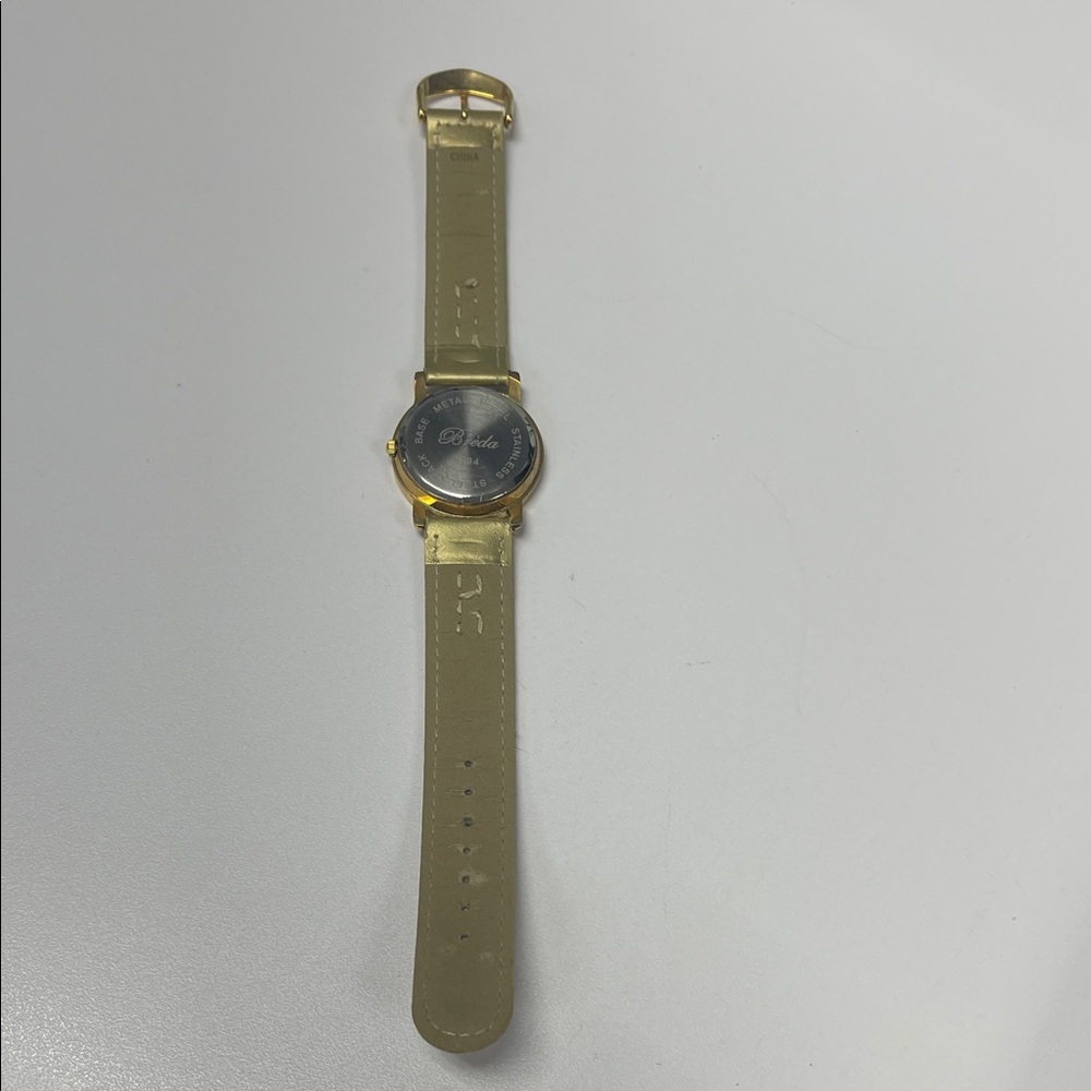 Breda Gold Watch with Leather Strap - Picture 4 of 4